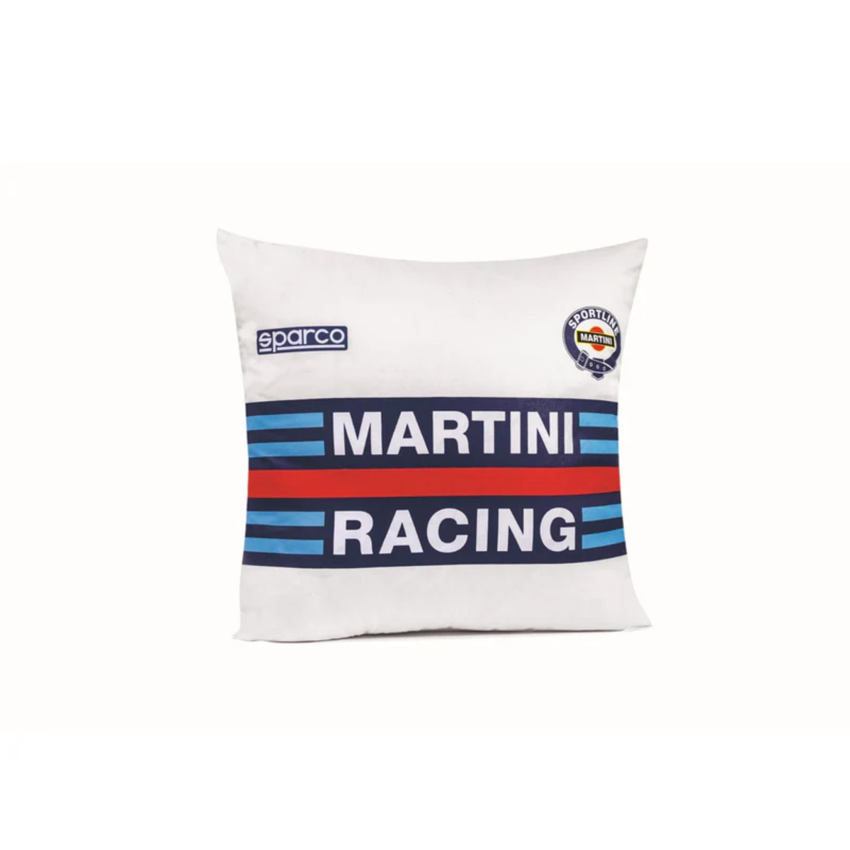 The white Sparco Martini Throw Pillow from Sparco.