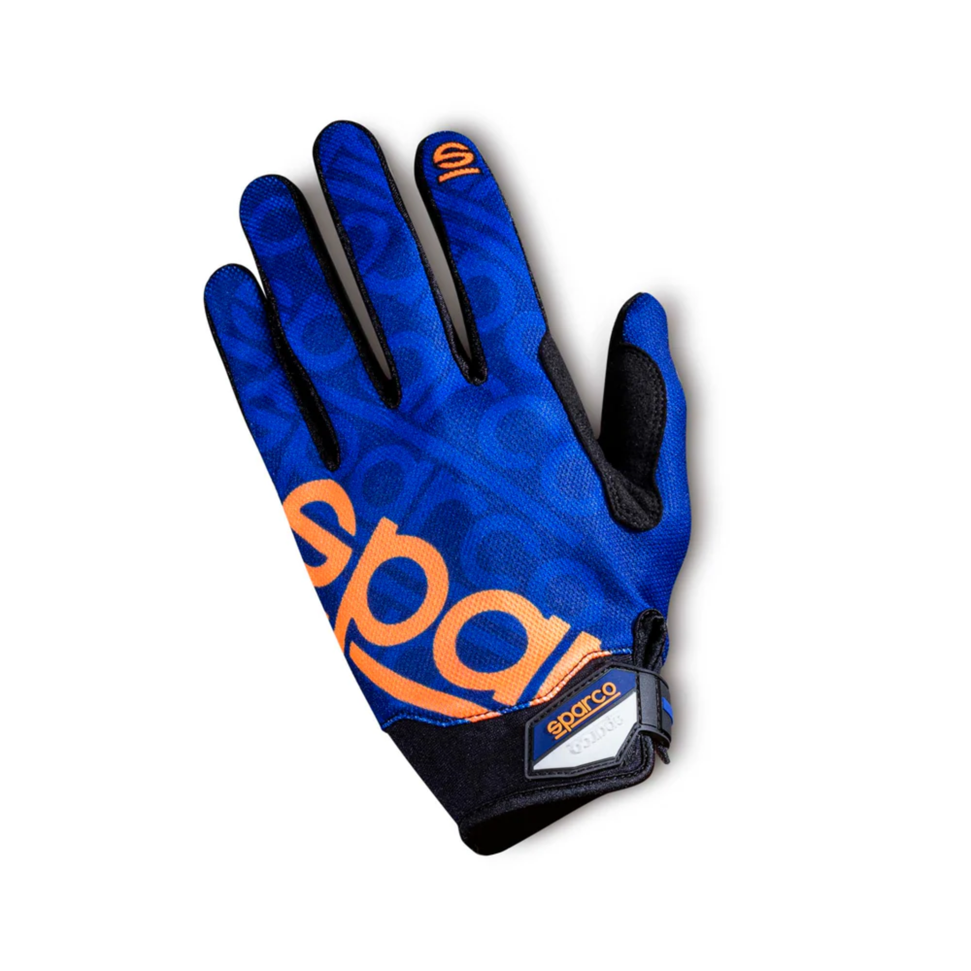 The navy and orange Sparco Meca 3 Mechanic Gloves.