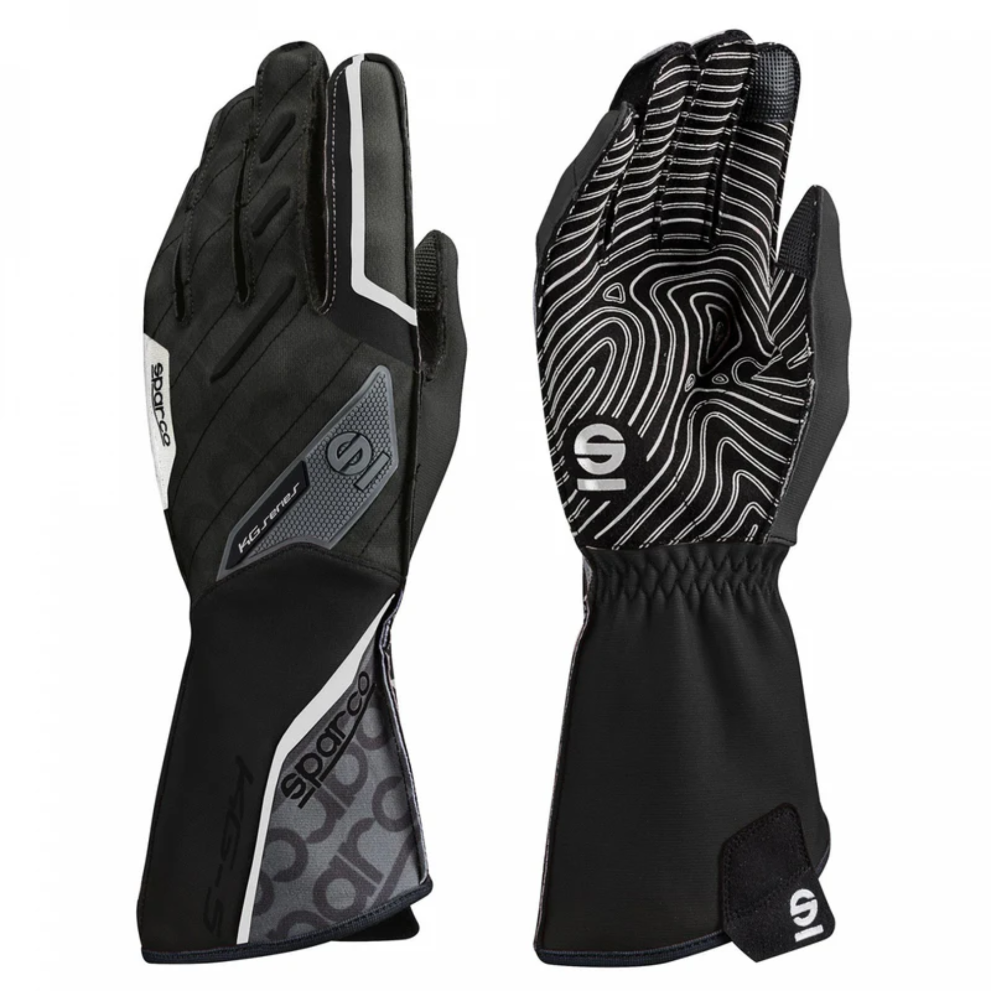 The black Sparco Motion KG-5 Karting Gloves.