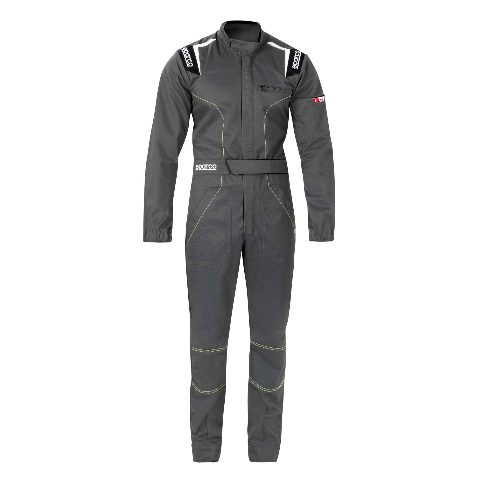 The grey Sparco MS-4 Mechanics Coveralls.