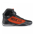 The black and orange Sparco Omega KB-6 Karting Shoe from Sparco.