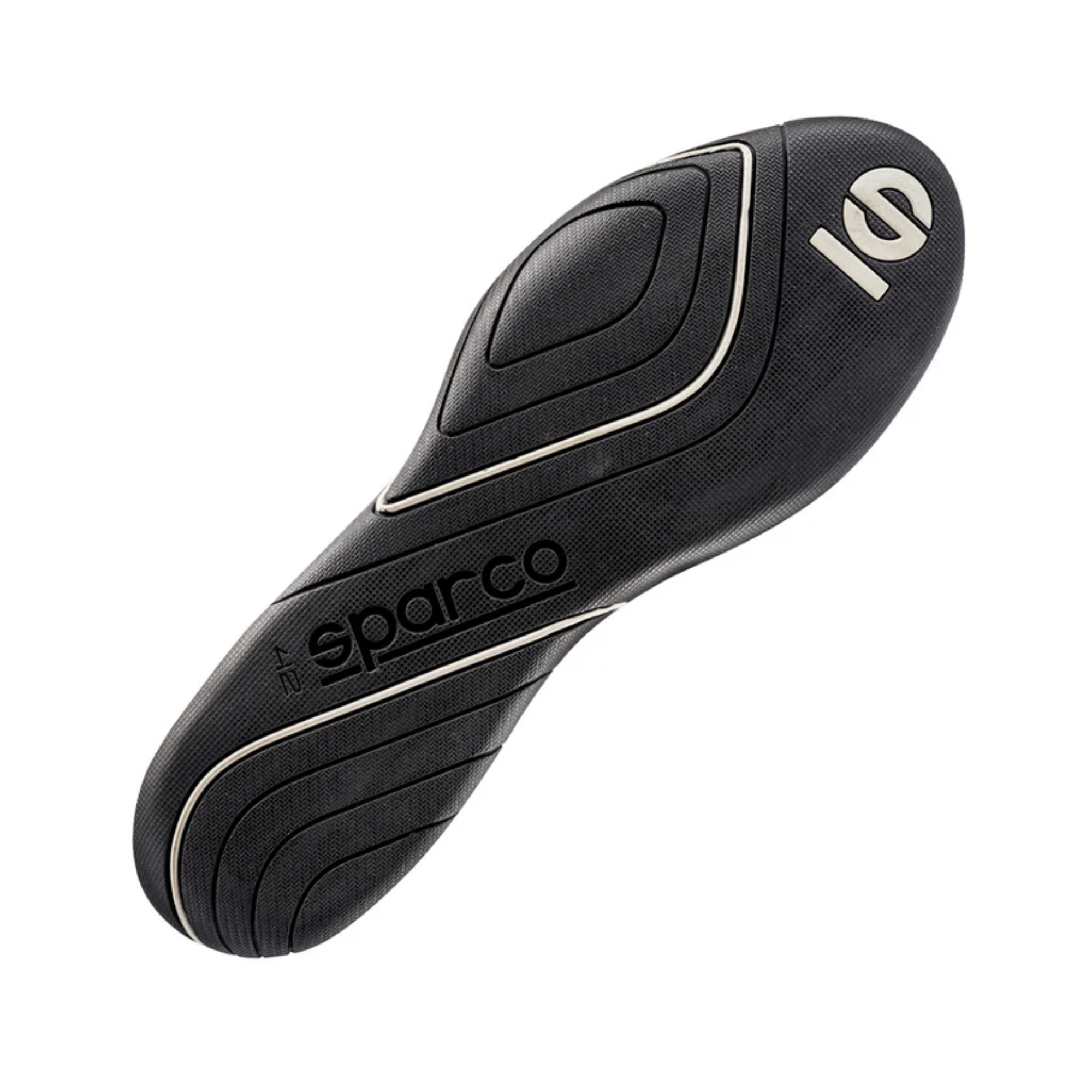 The sole of the Sparco Omega KB-6 Karting Shoe from Sparco. all-groups