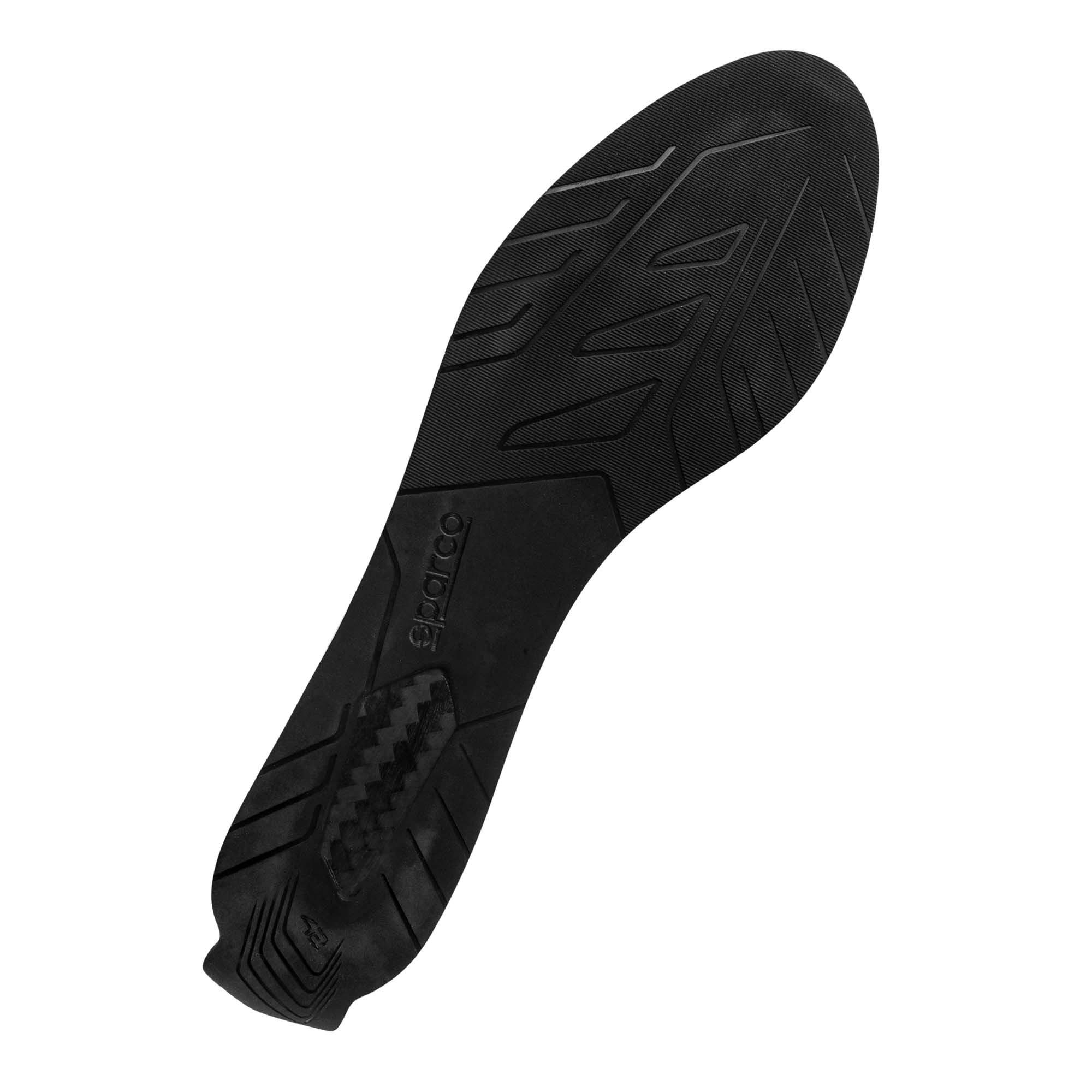 The sole of the Sparco Prime Evo Racing Shoes. all-groups