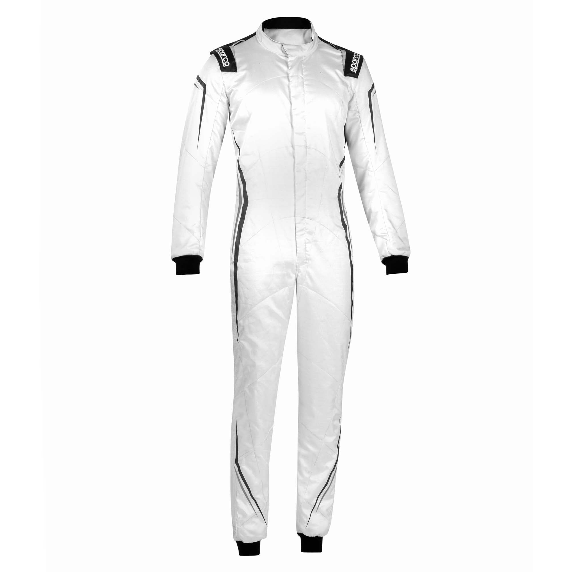 The white Sparco Prime Racing Suit.