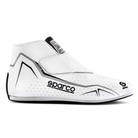 The white and black Sparco Prime-T Racing Shoes.