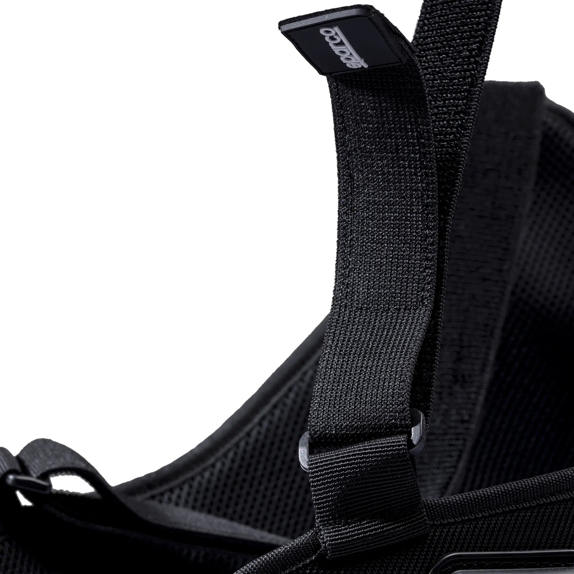 The Sparco Pro Shell Rib Protector shoulder straps.