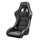 The black and red Sparco QRT-C Performance Carbon Racing Seat.