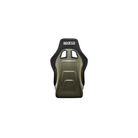 The back of the black Sparco QRT-K X Kevlar Racing Seat.
