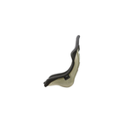The side of the black Sparco QRT-K X Kevlar Racing Seat.