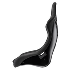 The side of the black Sparco QRT-R Fiberglass Racing Seat.