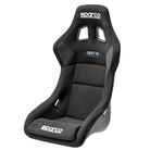 The black Sparco QRT-R Fiberglass Racing Seat.