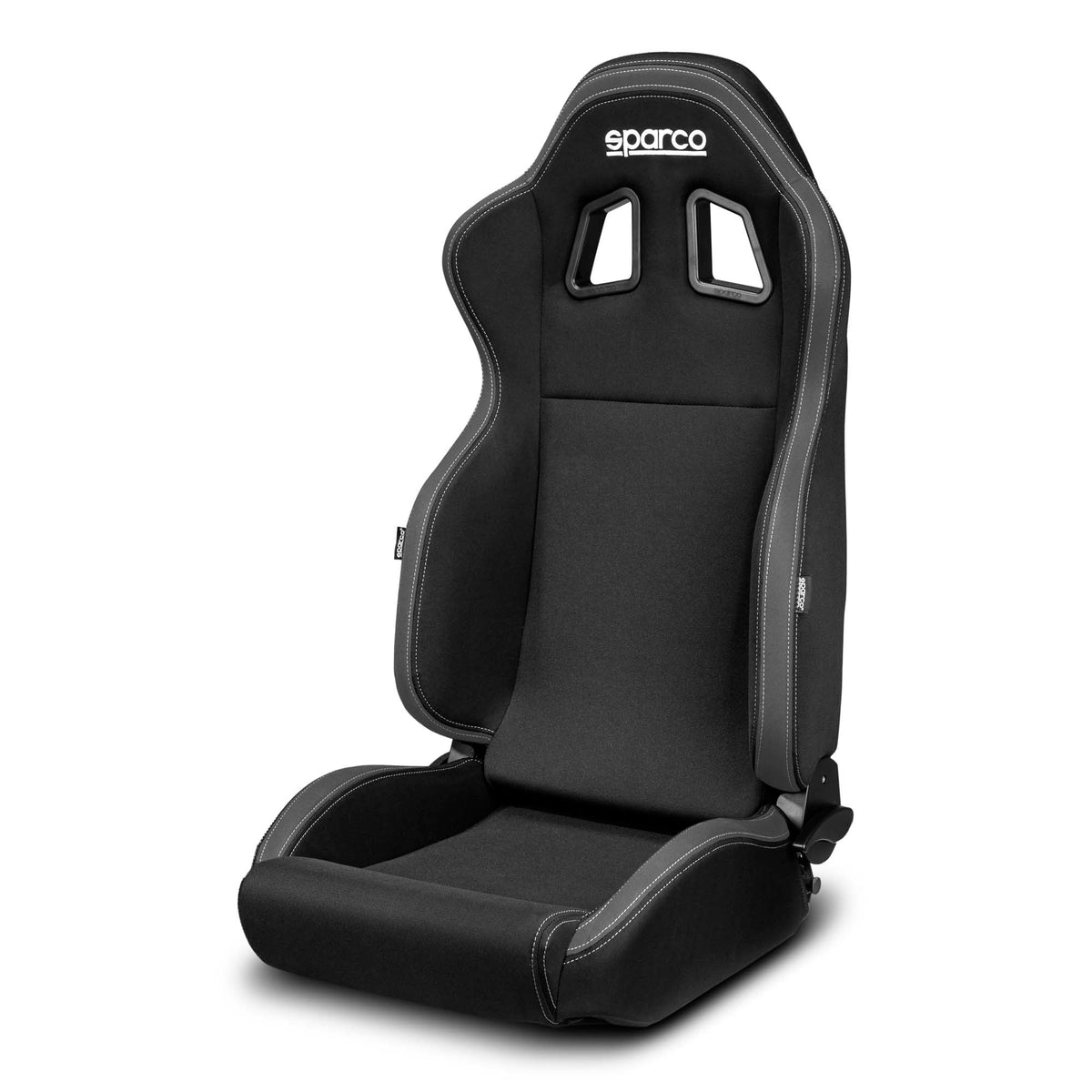 The black and grey Sparco R100 v2 Seat.