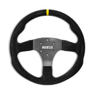 The suede Sparco R330 Steering Wheel.