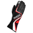 The black and red Sparco Record Karting Gloves.