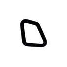 The Sparco Replacement Seat Shoulder Guide for Competition Seats.