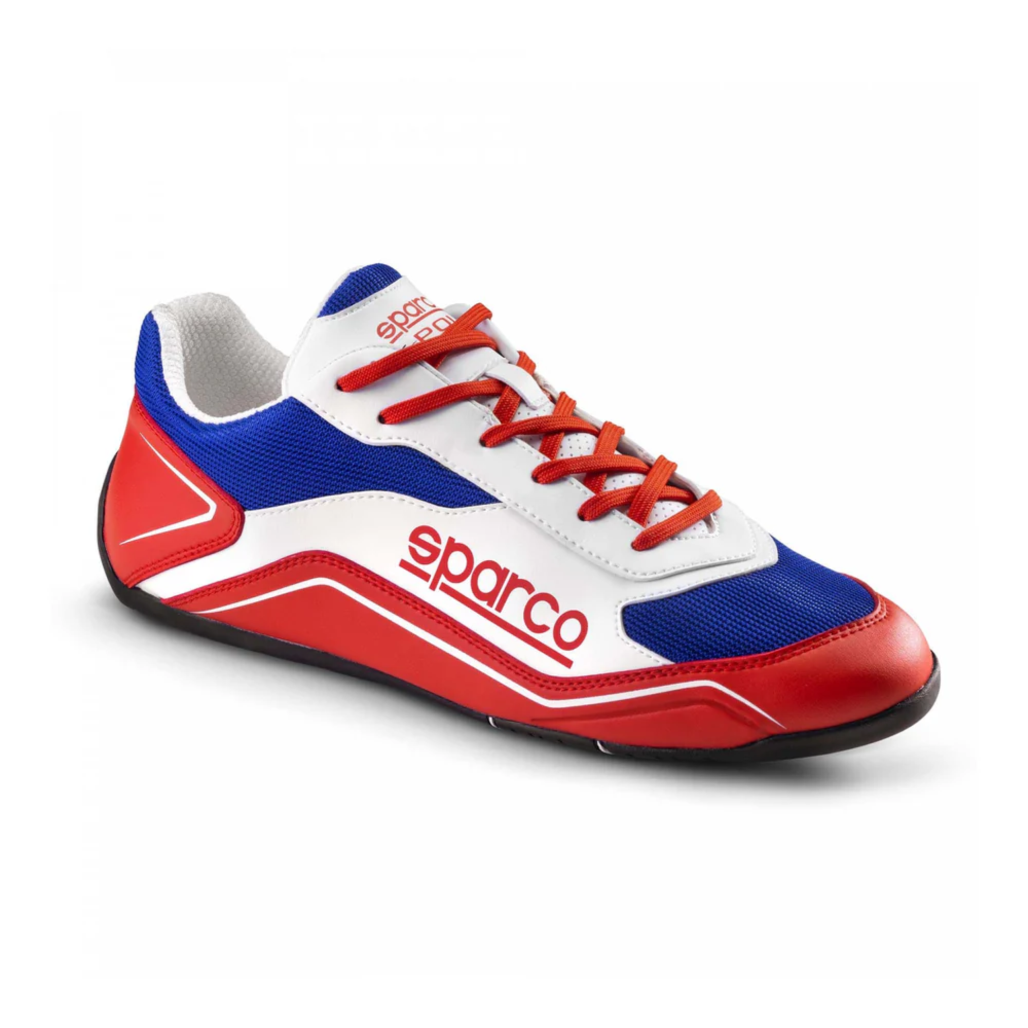 The red, white and blue Sparco S-Pole Street Shoes.