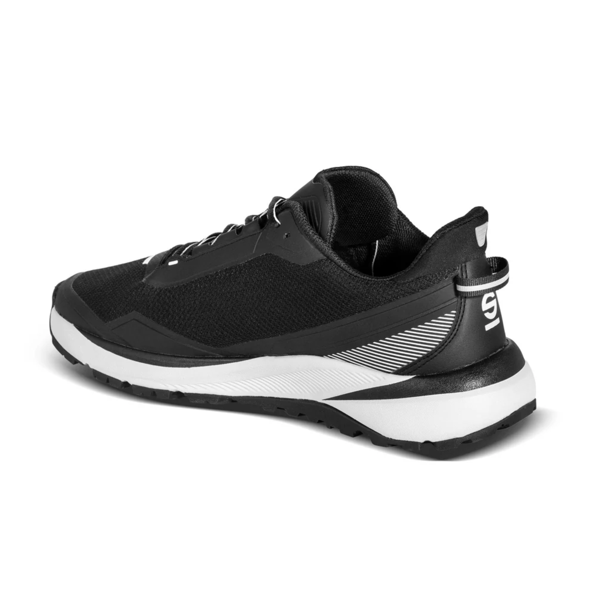 The black Sparco S-Run Street Shoes showing the inside.