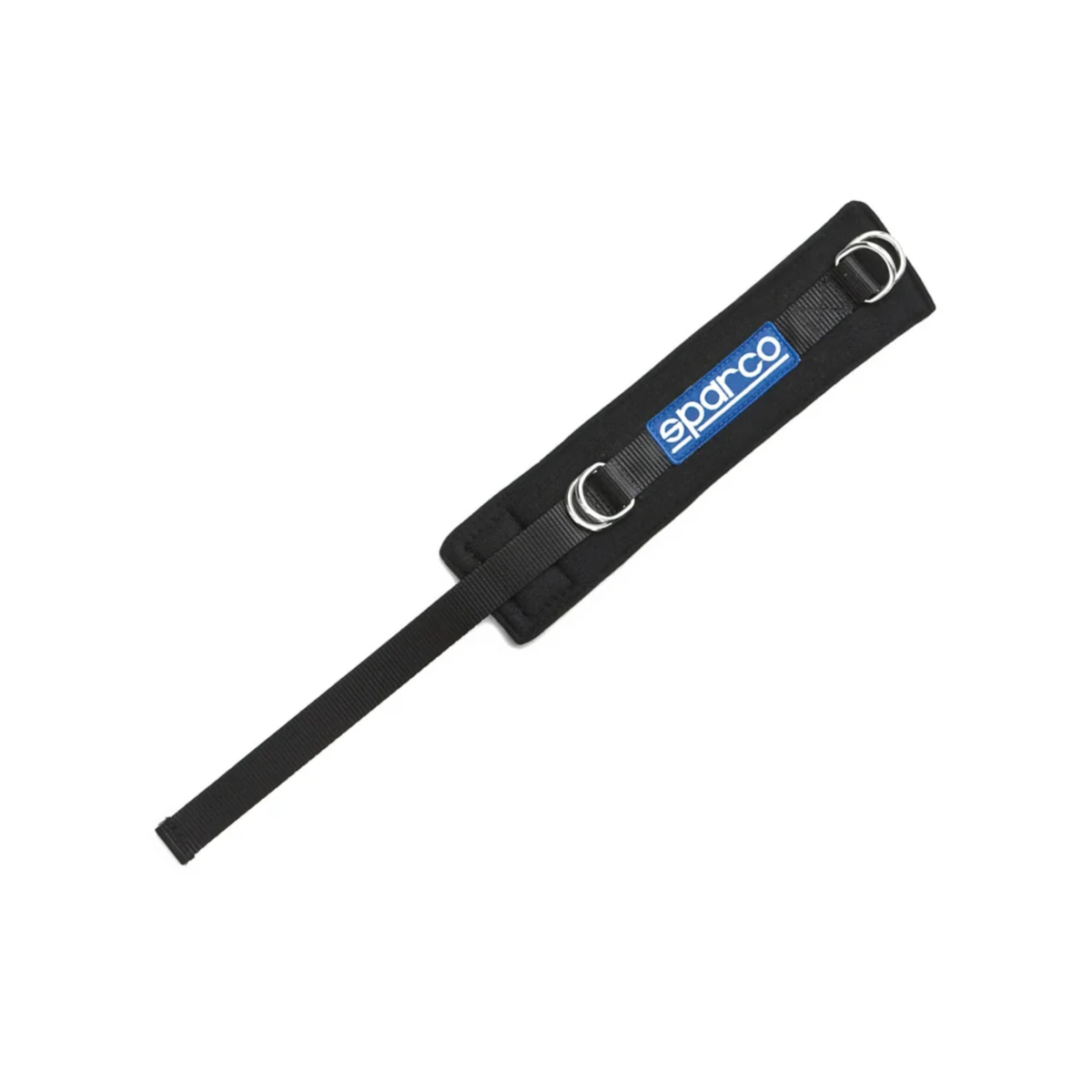 The black Sparco SFI Arm Restraint.