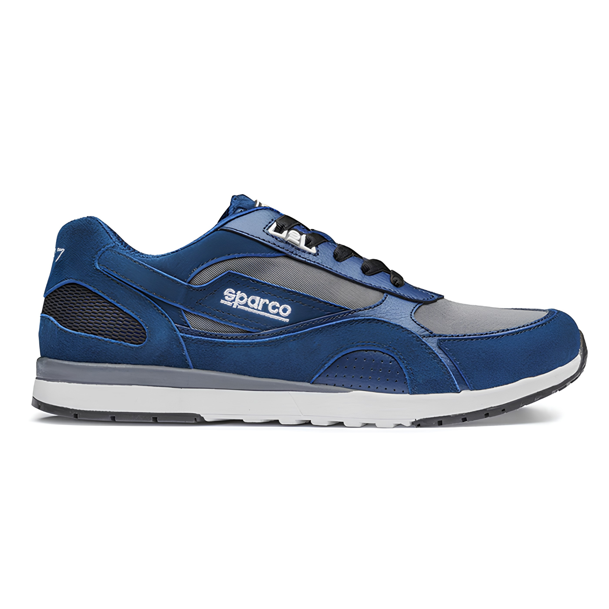 The blue and grey Sparco SH-17 Street Shoes.