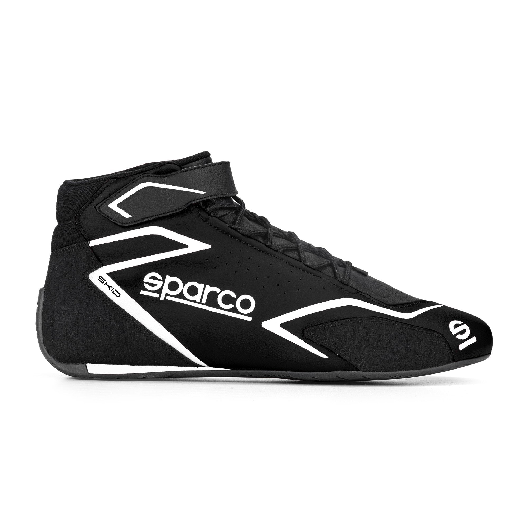 The black Sparco Skid Racing Shoes.