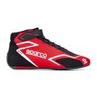 The side of the red and black Sparco Skid Racing Shoes.