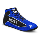 The blue and black Sparco Slalom+ Cloth Racing Shoes.