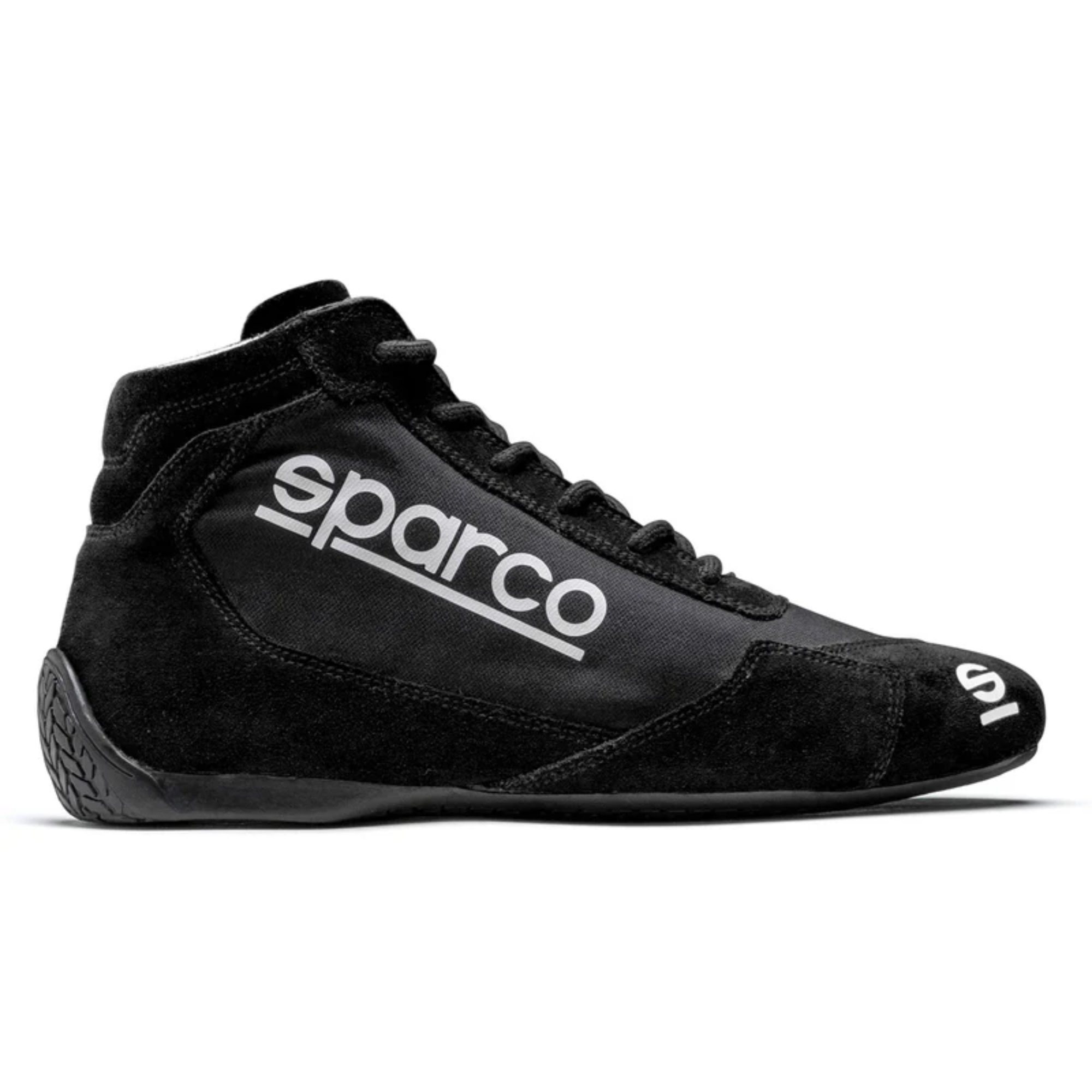 The black Sparco Slalom US Racing Shoes.