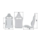 The dimensions of the Sparco SPR Seat.