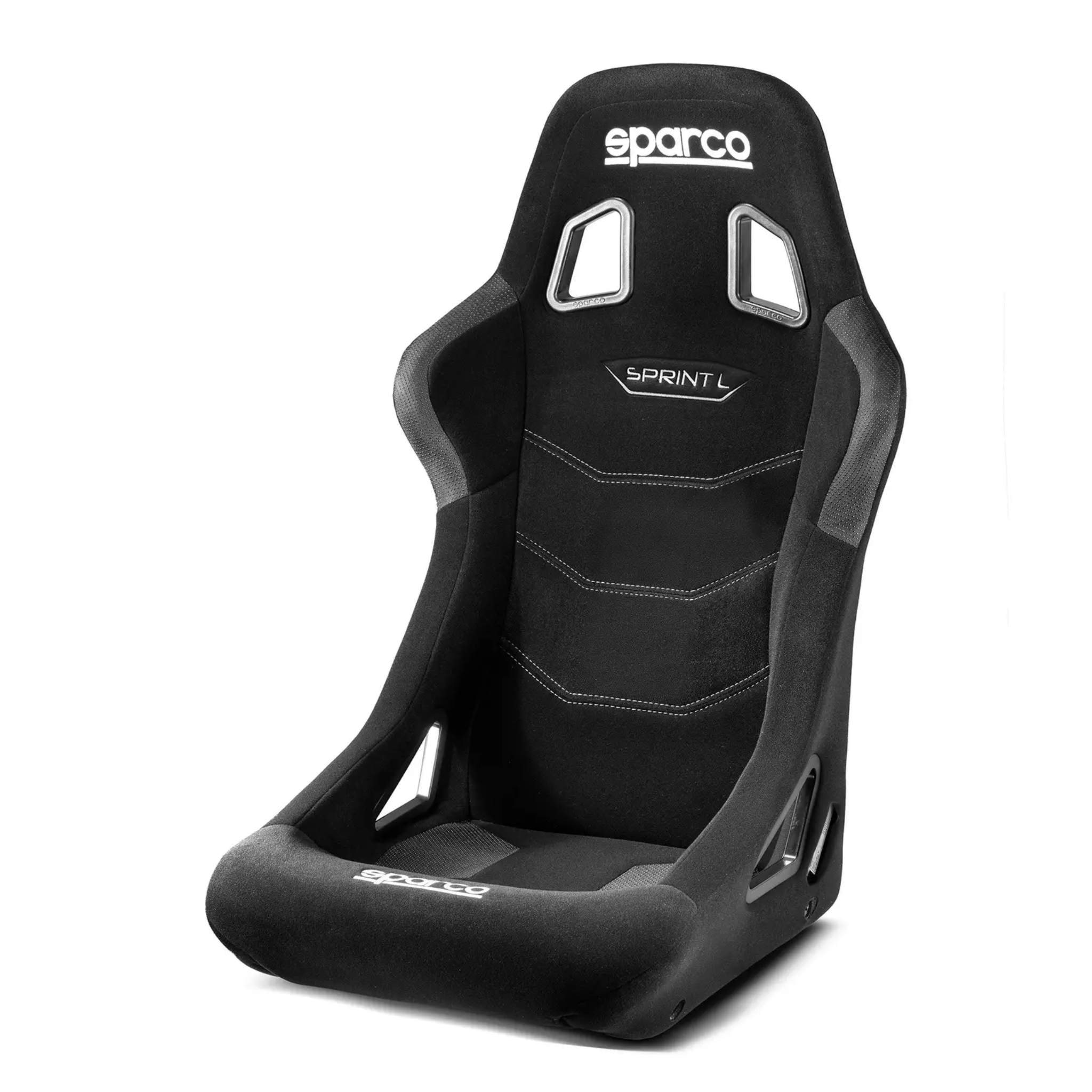 The black Sparco Sprint+ L Racing Seat.