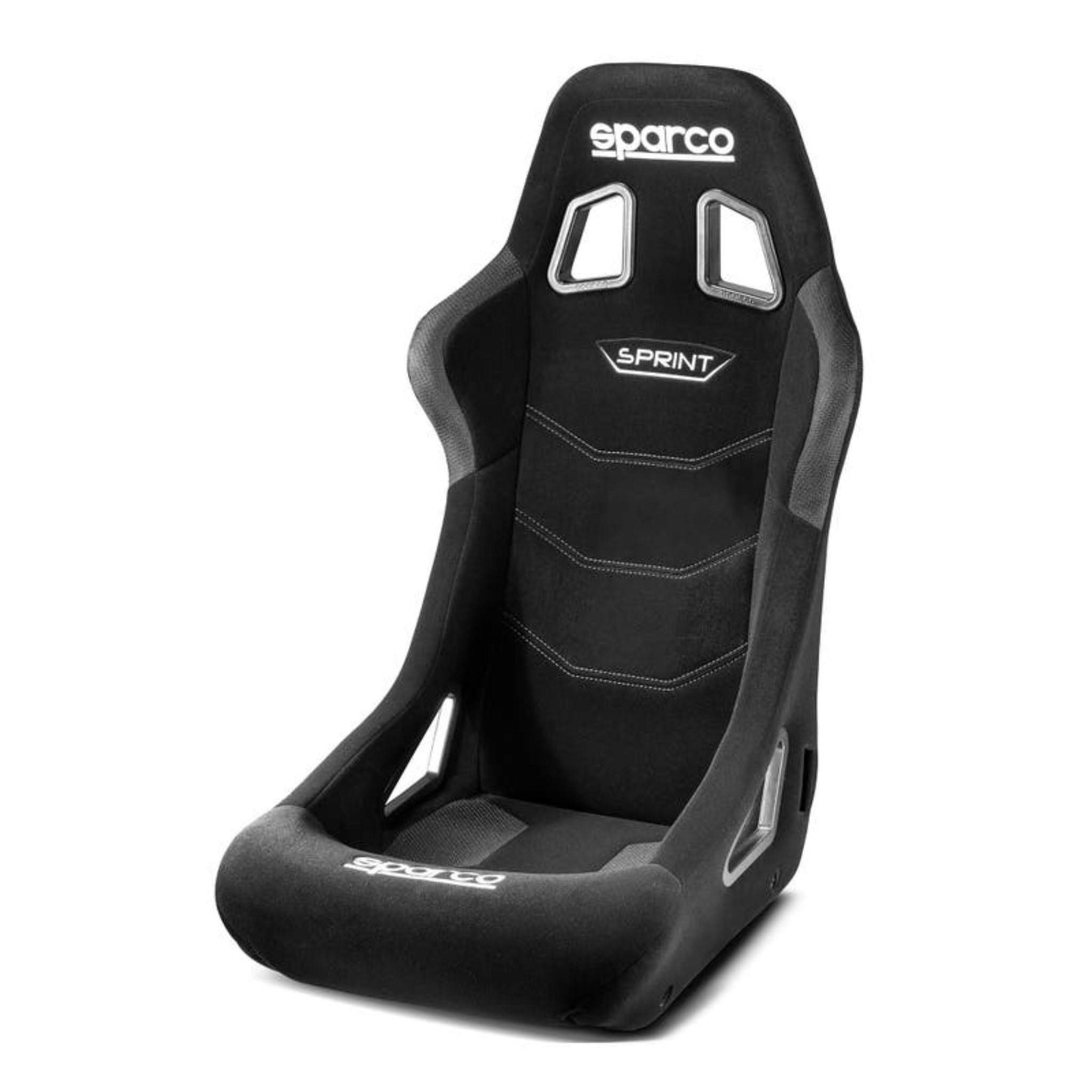 The black Sparco Sprint+ Racing Seat.