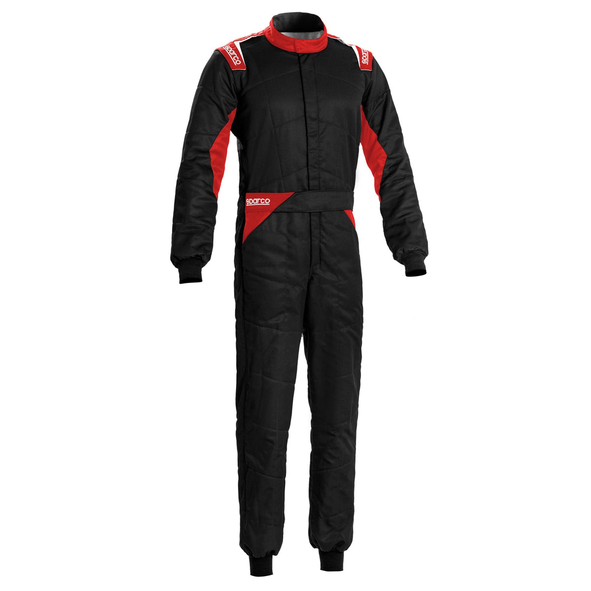 The black and red 2021 model Sparco Sprint Racing Suit.