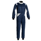 The navy and white 2021 model Sparco Sprint Racing Suit.