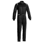 The black 2021 model Sparco Sprint Racing Suit Boot Cut.