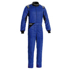 The blue and black 2021 model Sparco Sprint Racing Suit Boot Cut.