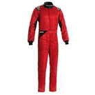 The red and black 2021 model Sparco Sprint Racing Suit Boot Cut.