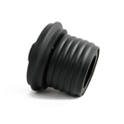 The black Sparco Steering Wheel Hub Adapter for the Ford Mustang and Focus.