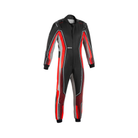 The black and red Sparco Superleggera K Youth Kart Racing Suit from Sparco.