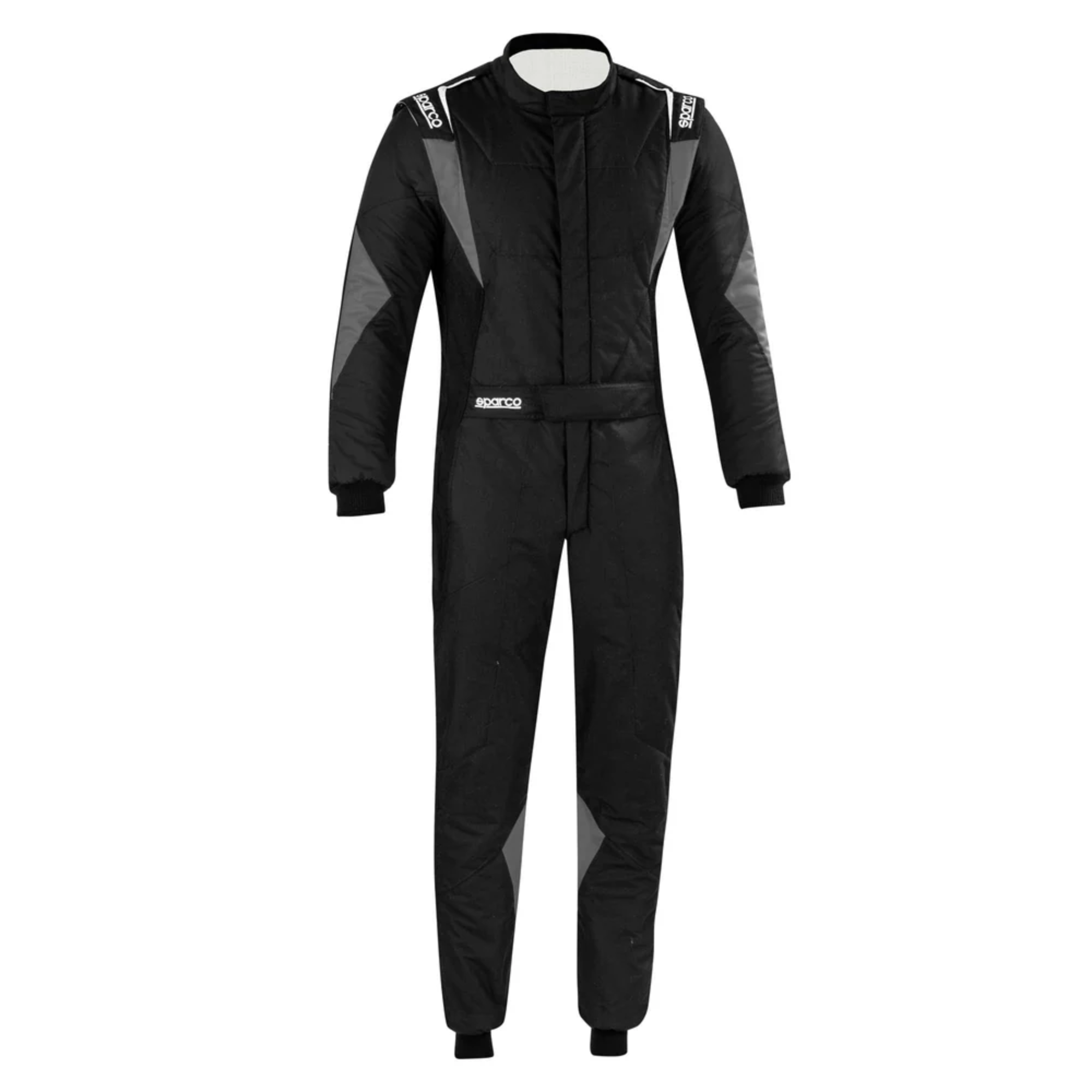 The black and grey Sparco Superleggera Racing Suit.