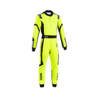 The yellow and black Sparco Thunder Advanced Youth Kart Racing Suit from Sparco.