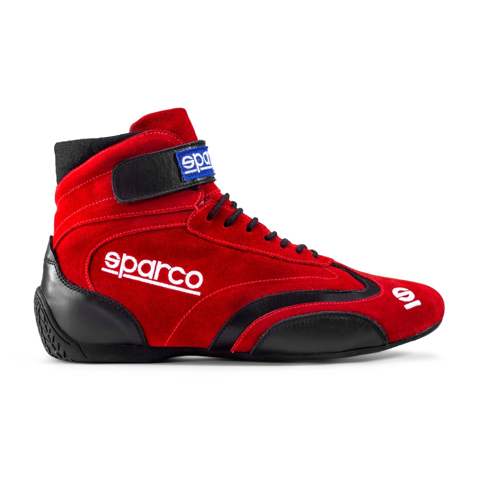 The red Sparco Top Racing Shoes.