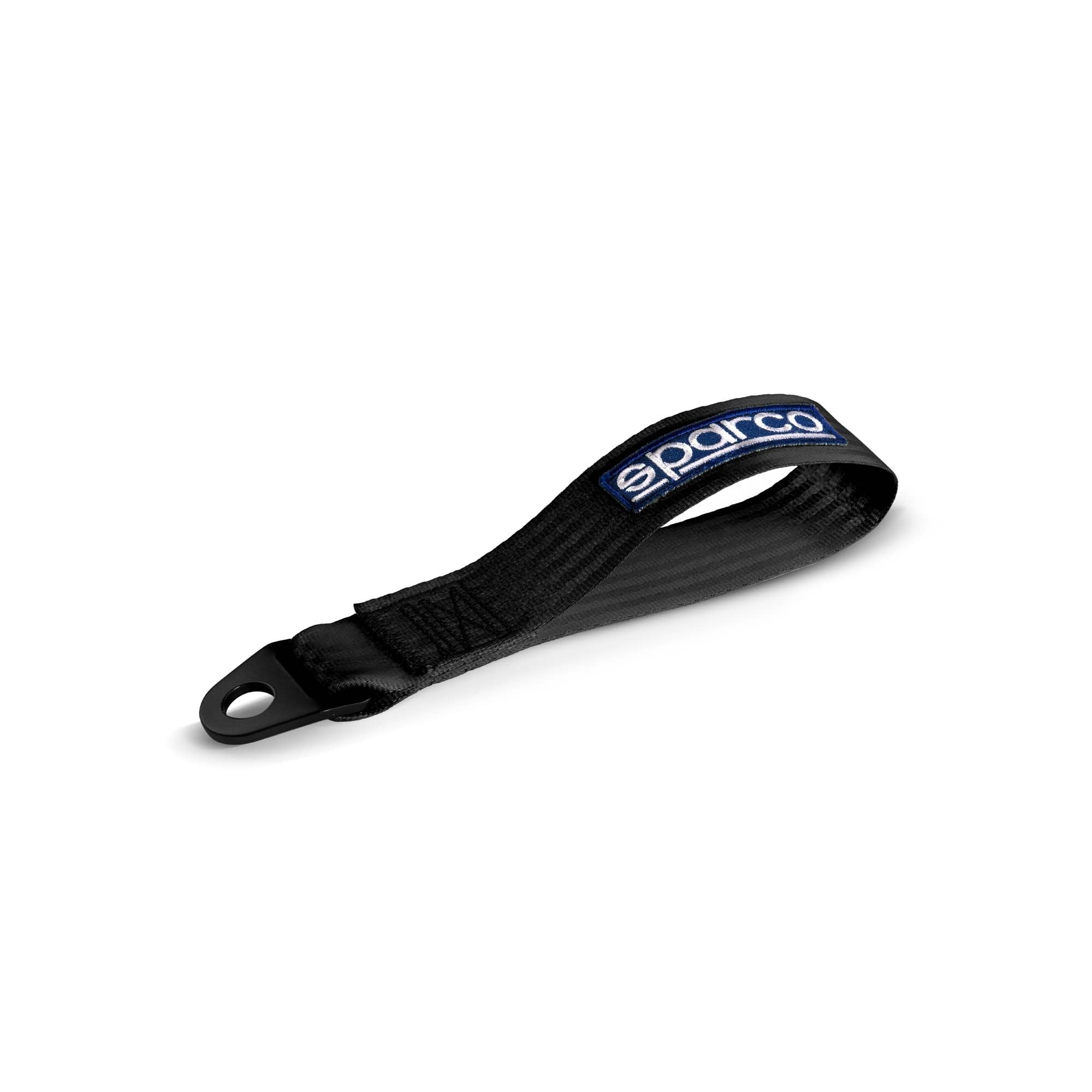 The black Sparco Tow Strap.