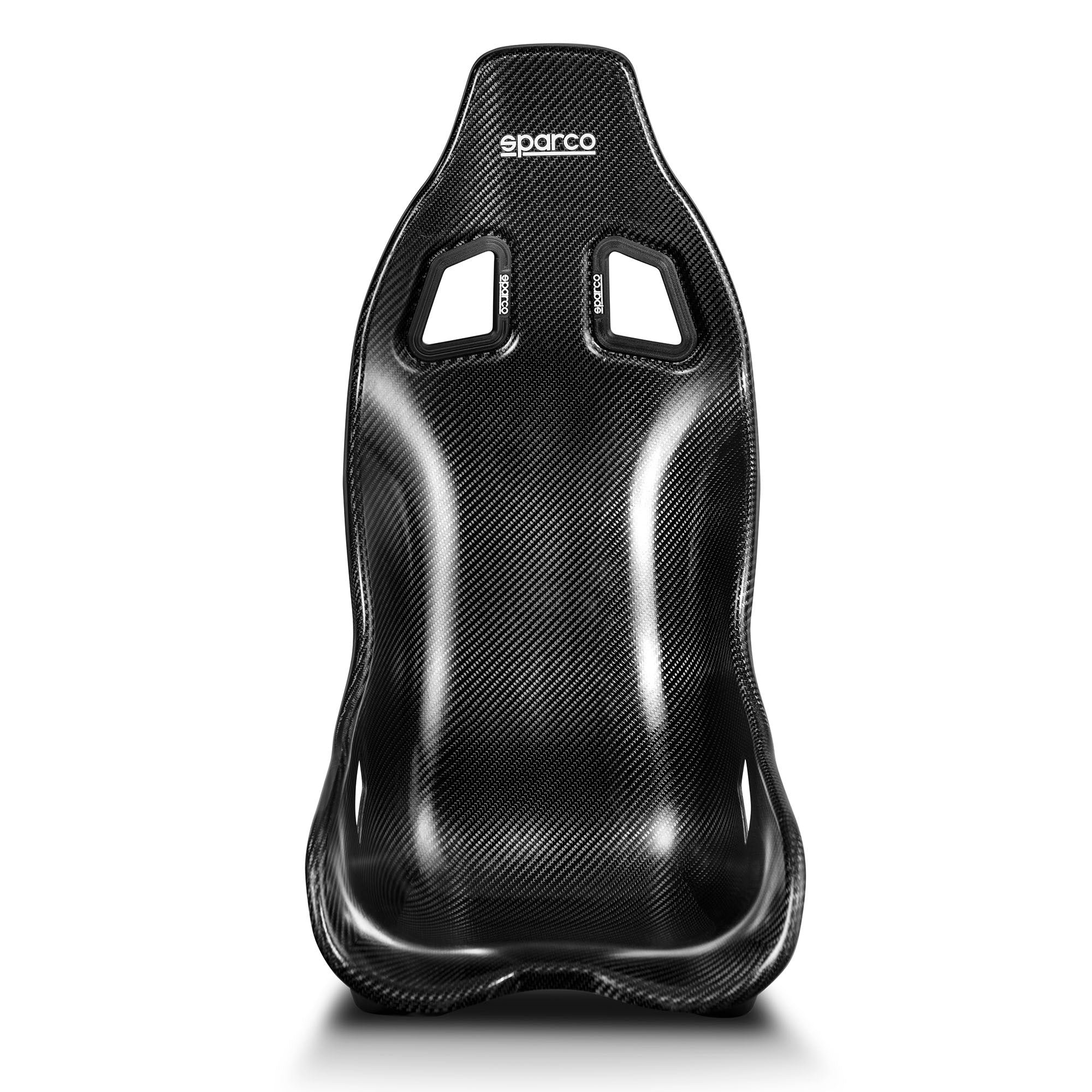 The front of the Sparco Ultra Carbon Racing Seat.