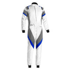 The white and blue Sparco Victory 3.0 Racing Suit.