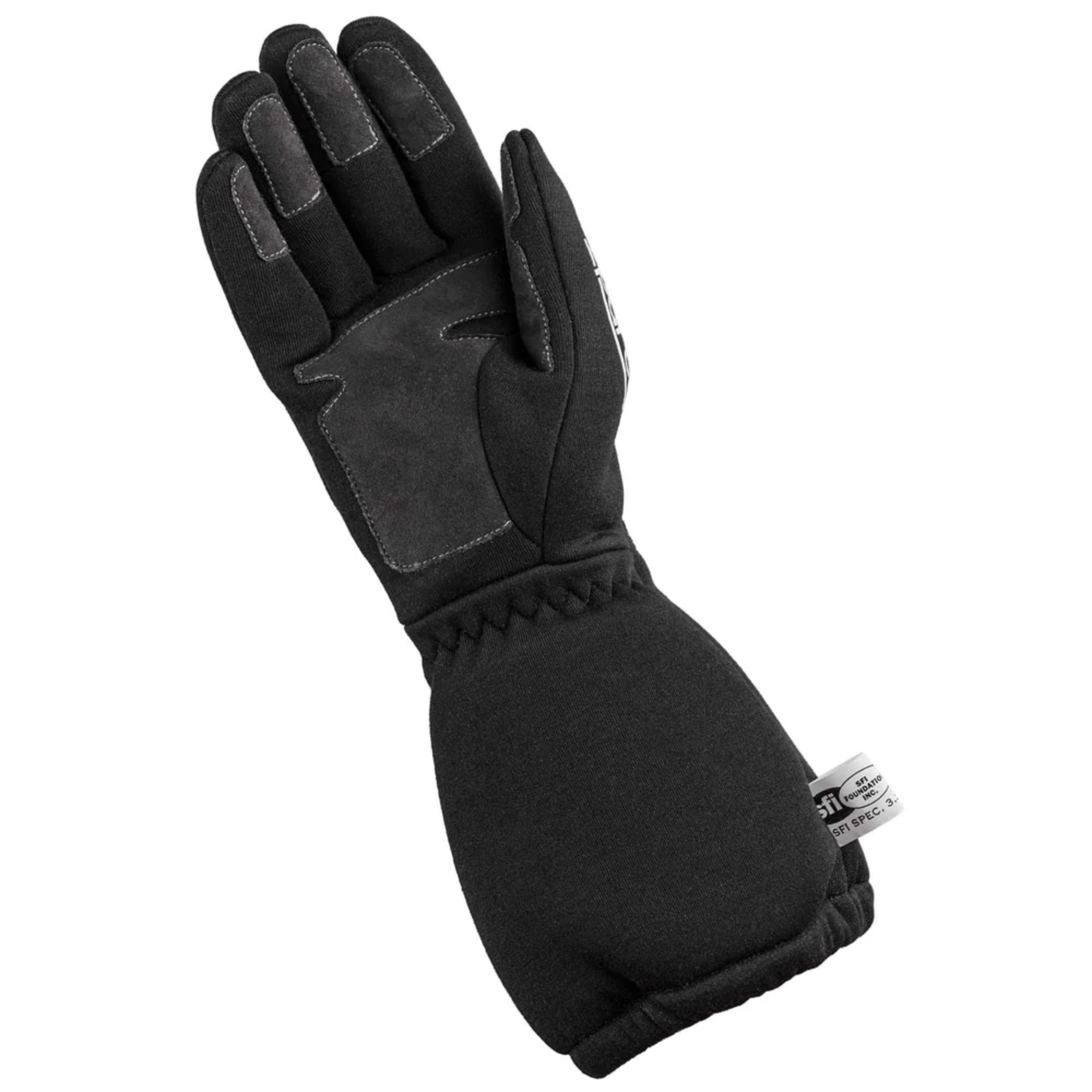 The palm of the black Sparco Wind Drag Racing Gloves.