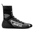 The black Sparco X-Light+ Racing Shoes.