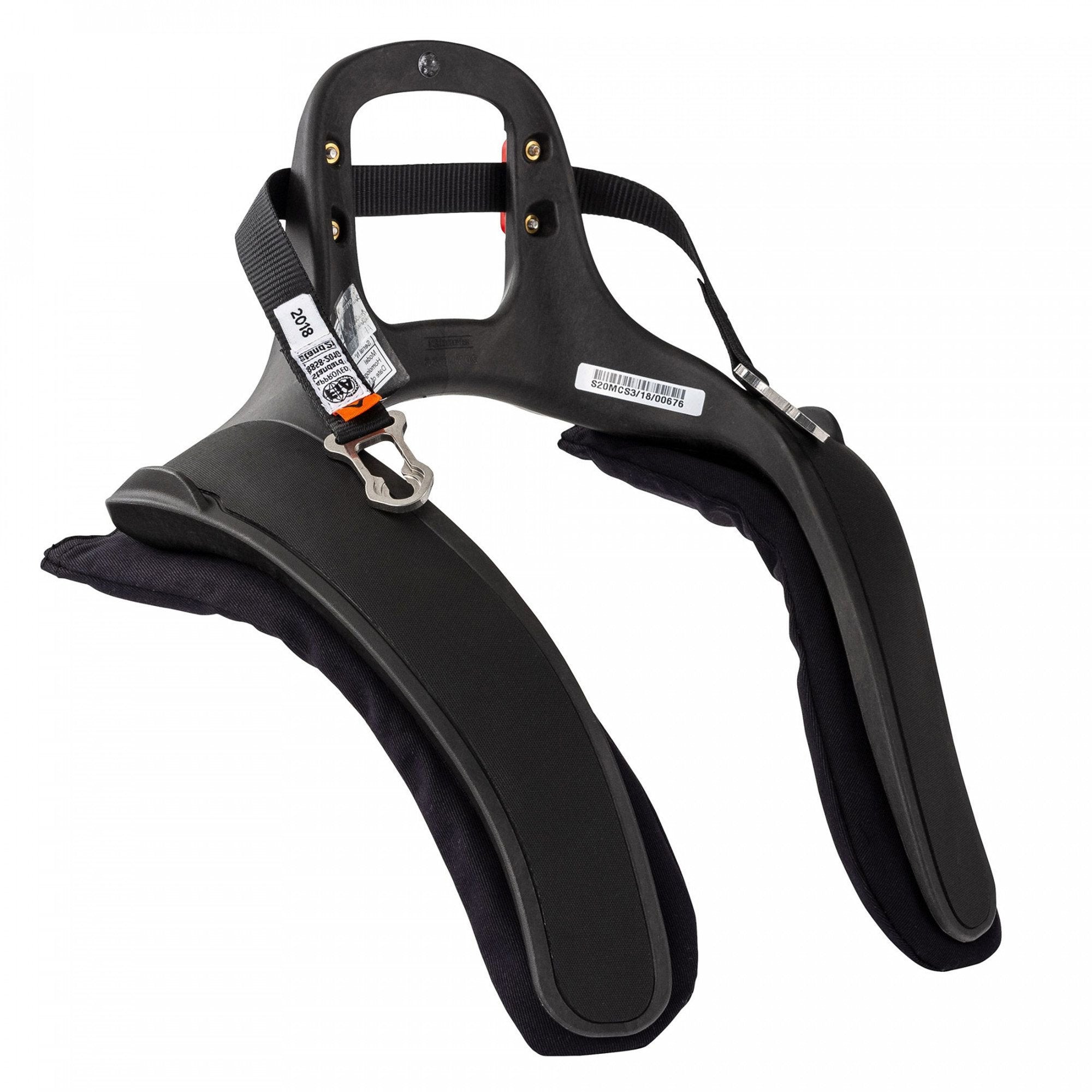 The black Stand 21 Club 3 Head and Neck Restraint.
