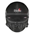 The Stilo ST5 GT Carbon Racing Helmet - FIA 8860-2018 from the front.
