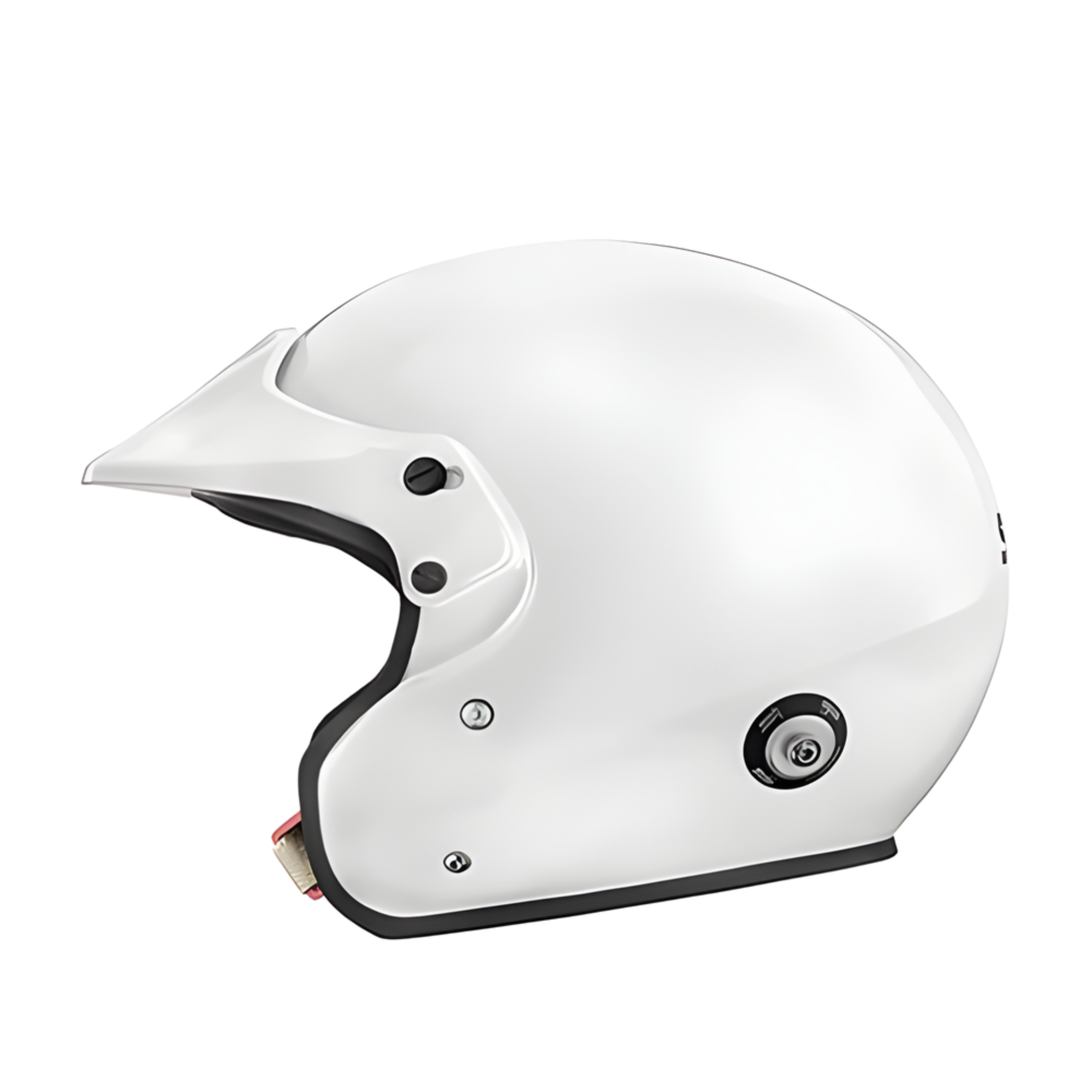 The right side of the Stilo Venti Sport Jet Racing Helmet - SA2020 / FIA8859.