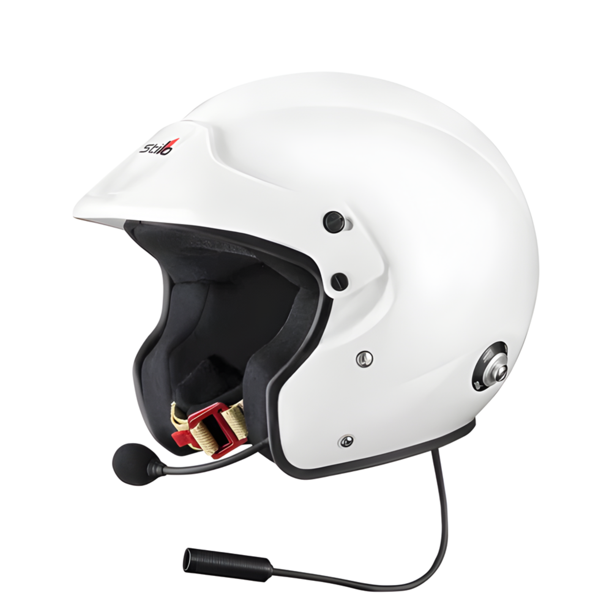 The white Stilo Venti Sport Plus SA2020/FIA8859 Helmet.