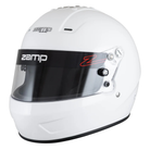 The SA2025 rated Zamp Racing RZ-57 Racing Helmet in gloss white.